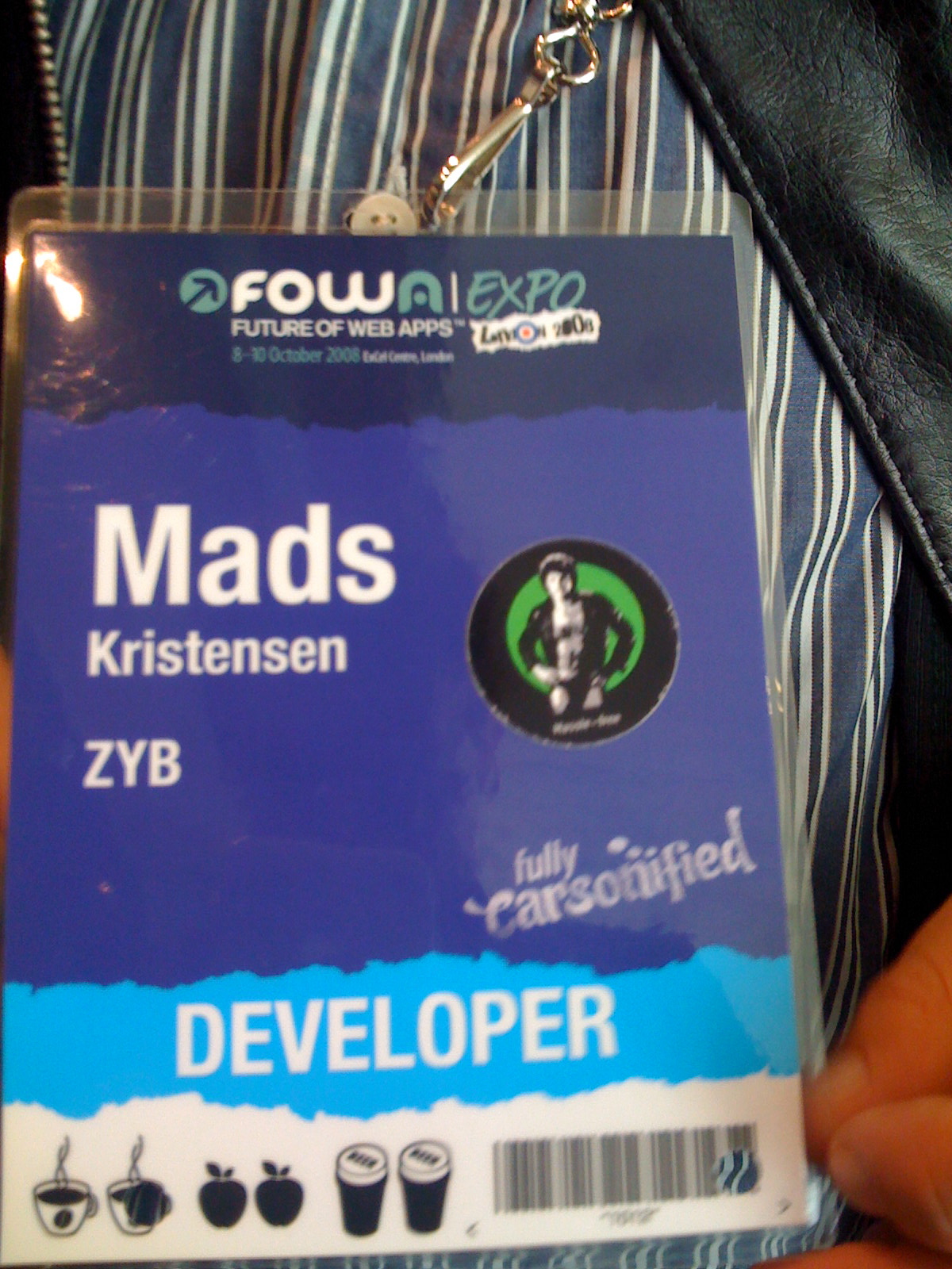 Mads tagged by competitor (well, sort of) soocial.com